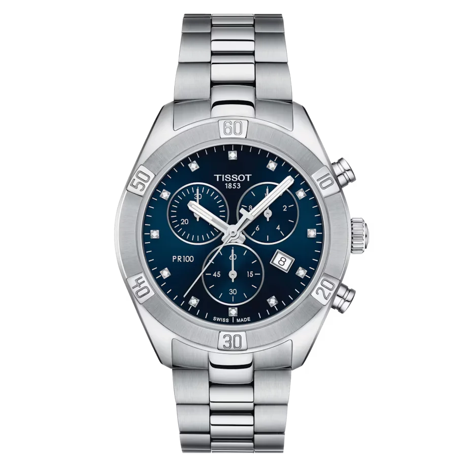 Tissot PR 100 Sport Chic Chronograph Damenuhr - T101.917.11.046.00