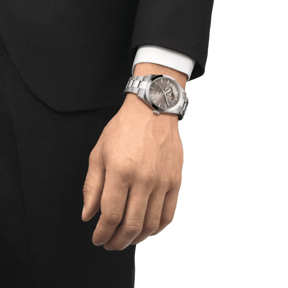 Tissot Gentleman Powermatic 80 Open Heart Herrenuhr - T127.407.11.081.00