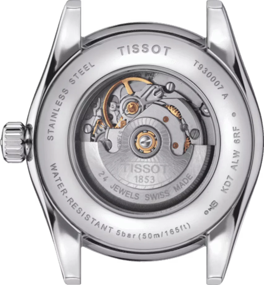 Tissot T-My Lady Automatic 18K Gold Bezel Damenuhr - T930.007.41.031.00