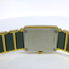 Rado Jubilé Damen Quarzuhr Schwarz/Gold mit Steinindizes (Gebraucht) – 153.0383.3