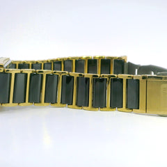 Rado Jubilé Damen Quarzuhr Schwarz/Gold mit Steinindizes (Gebraucht) – 153.0383.3