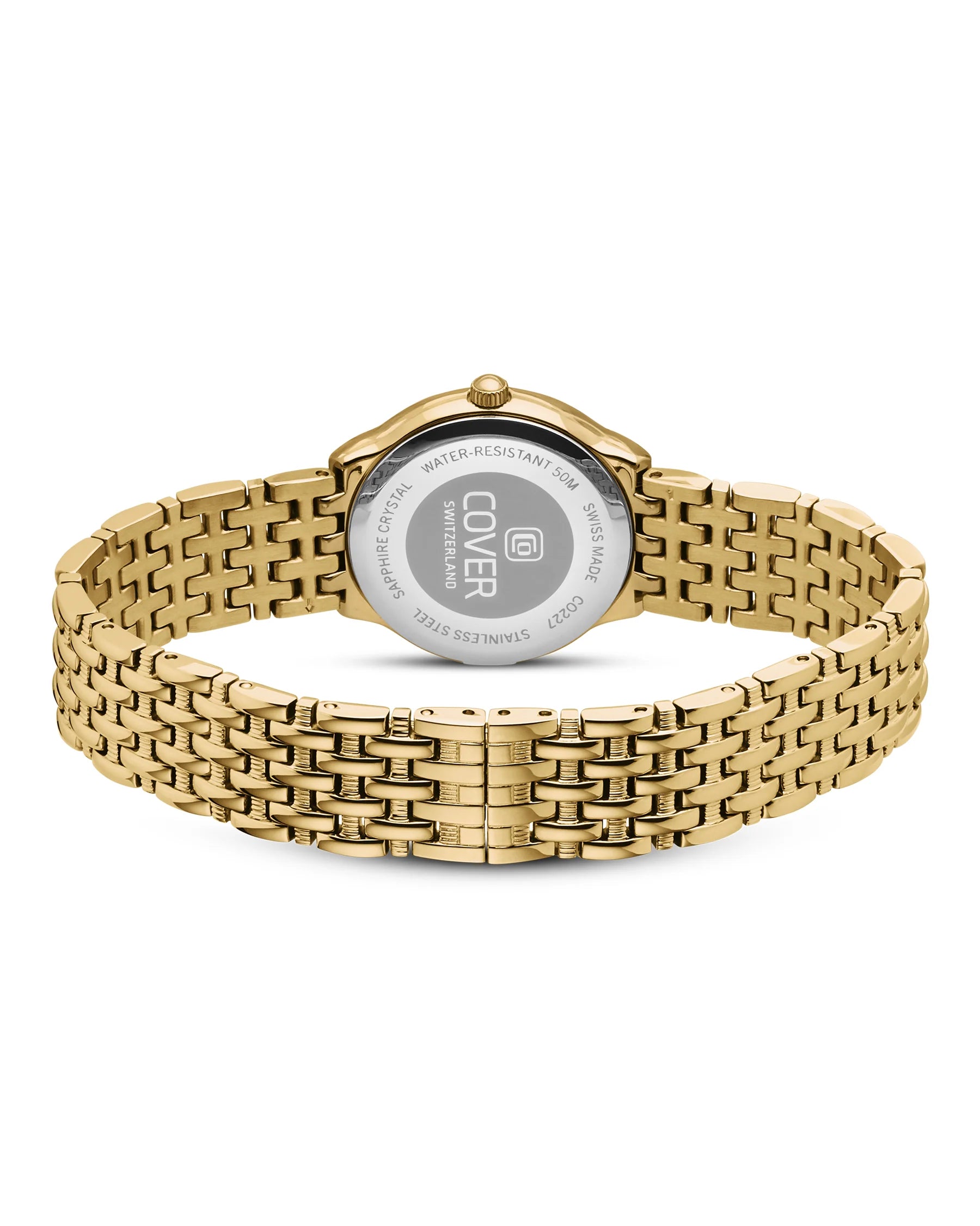 COVER Eternal Pearl Diamond Damen Uhr Weiss Gold