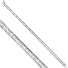 Weissgold-Armband mit Diamanten - BBL0000140