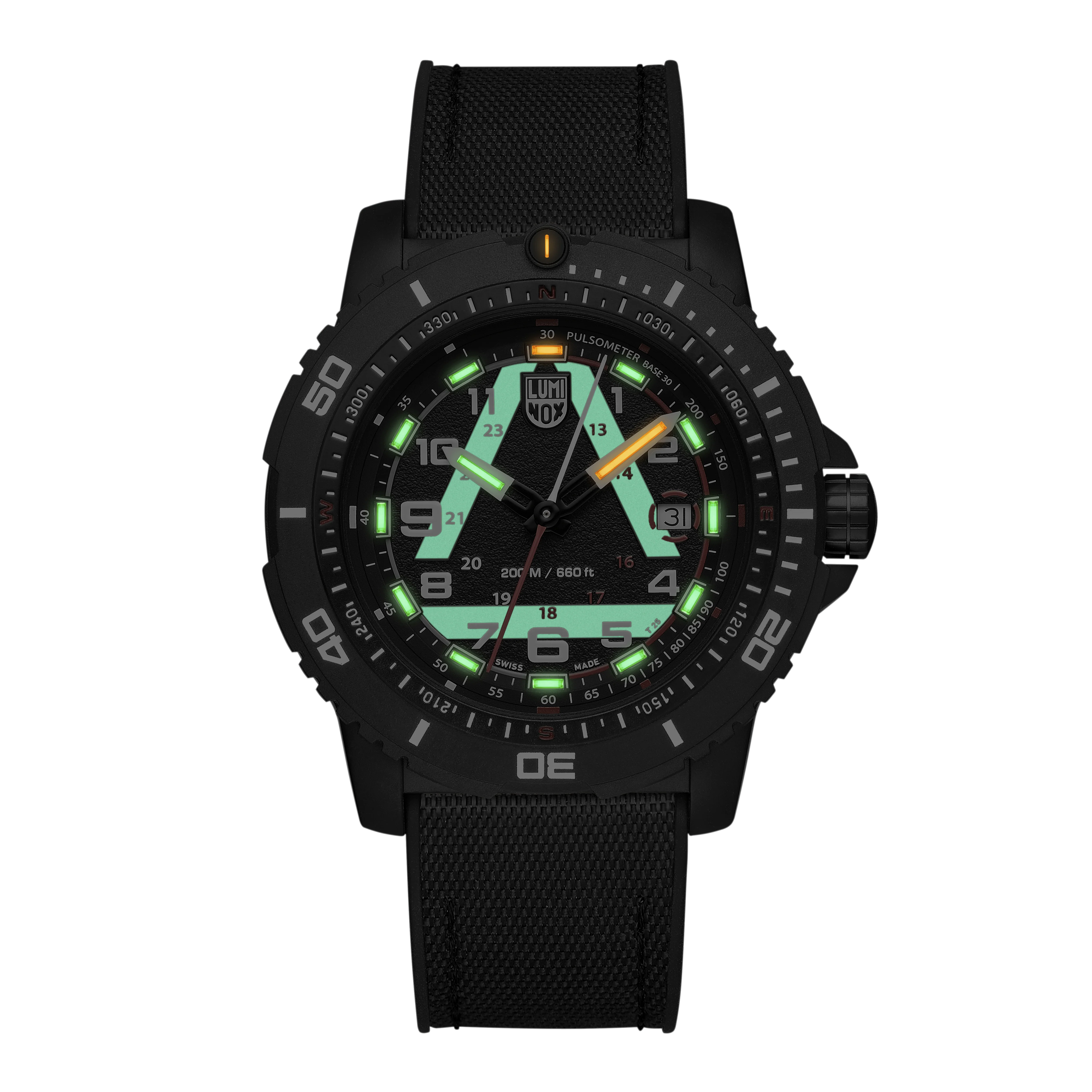 Luminox ICE-SAR 45mm Outdoor Uhr Schwarz