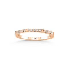 bague en or jaune avec diamants - YZ0002786 