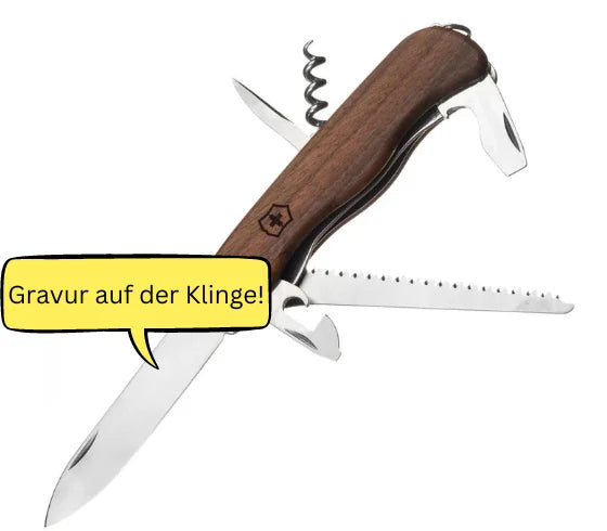 Victorinox Forester Wood Taschenmesser mit Gratis Gravur - 0.8361.63