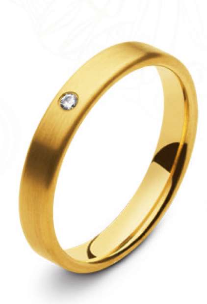 Alliances Profil-Ringe Trauring Gold 750 Gelb 3,5 mm - 1119.10989/0002