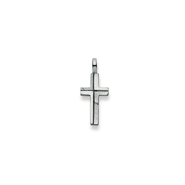 Anhänger Kreuz Weissgold 20 mm 750 Weissgold - 1258.02992/0003