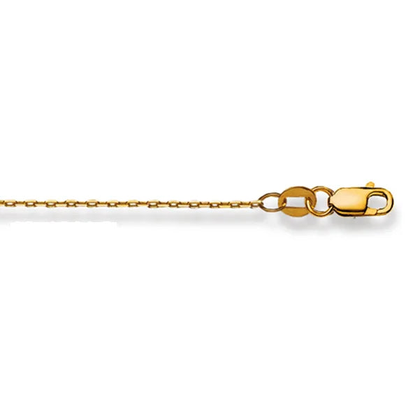 Ankerhalskette 18 Karat Gold  750 in Gelbgold 45 cm x  1.1 mm