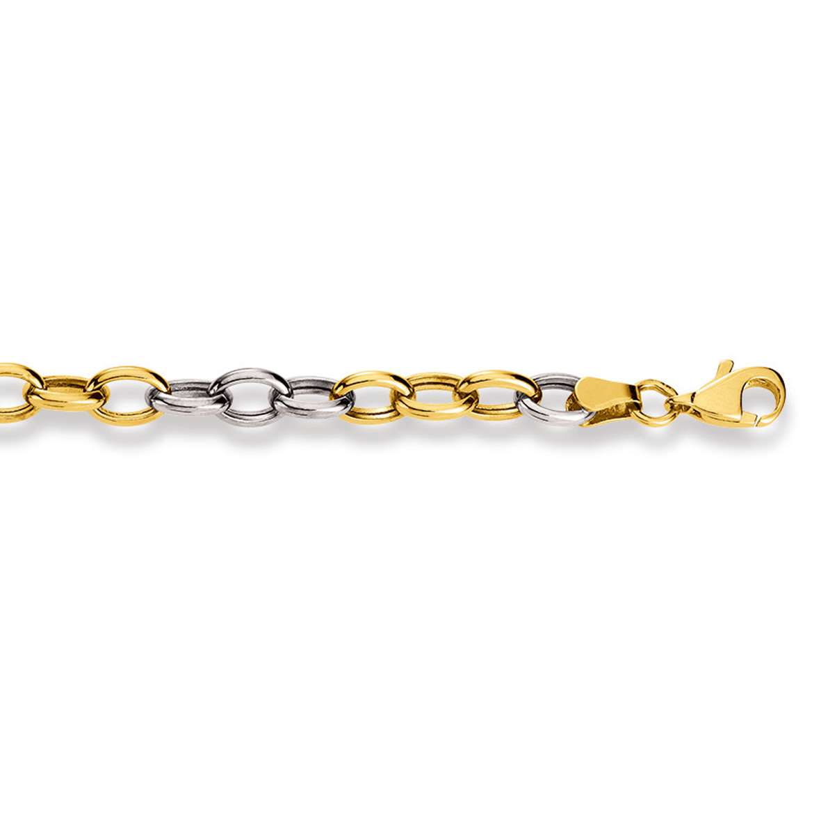 Armband Anker Gelbgold-Weissgold 750 Gold - 1571.10261/1900