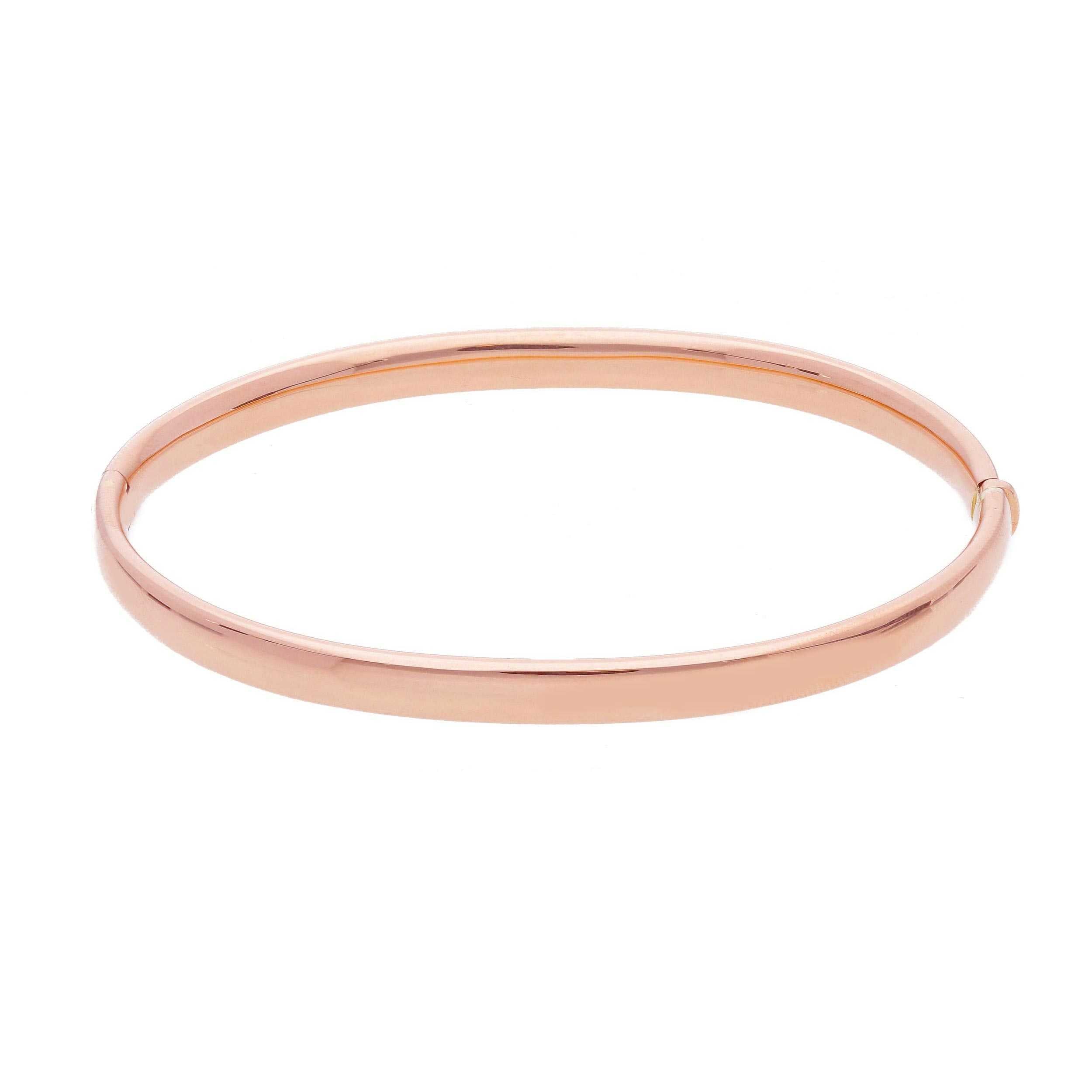 Armreif aus 18 Karat Roségold Comfort 4.60 × 2.90 mm - 265770