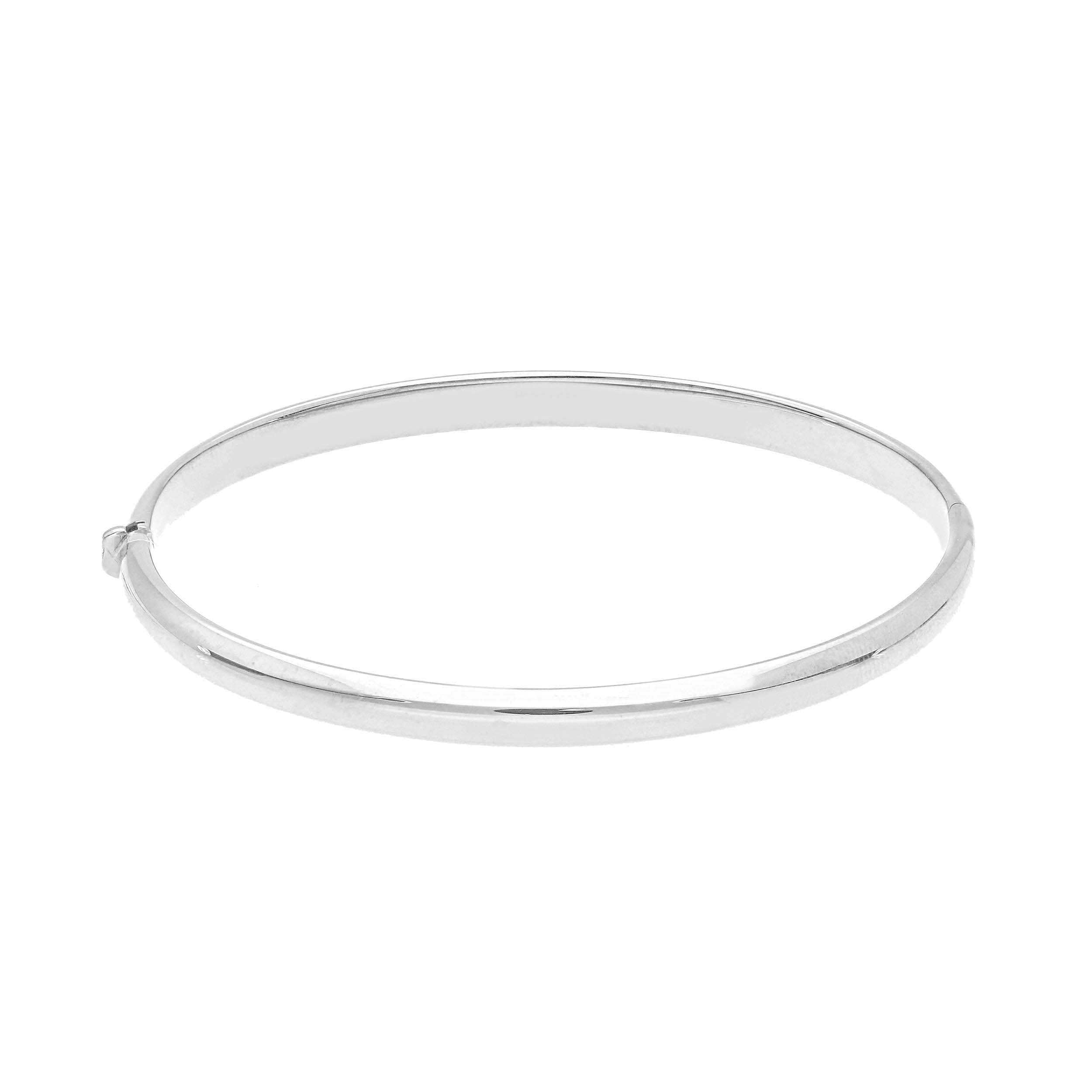 Armreif aus 18 Karat Weissgold 750, 5 mm