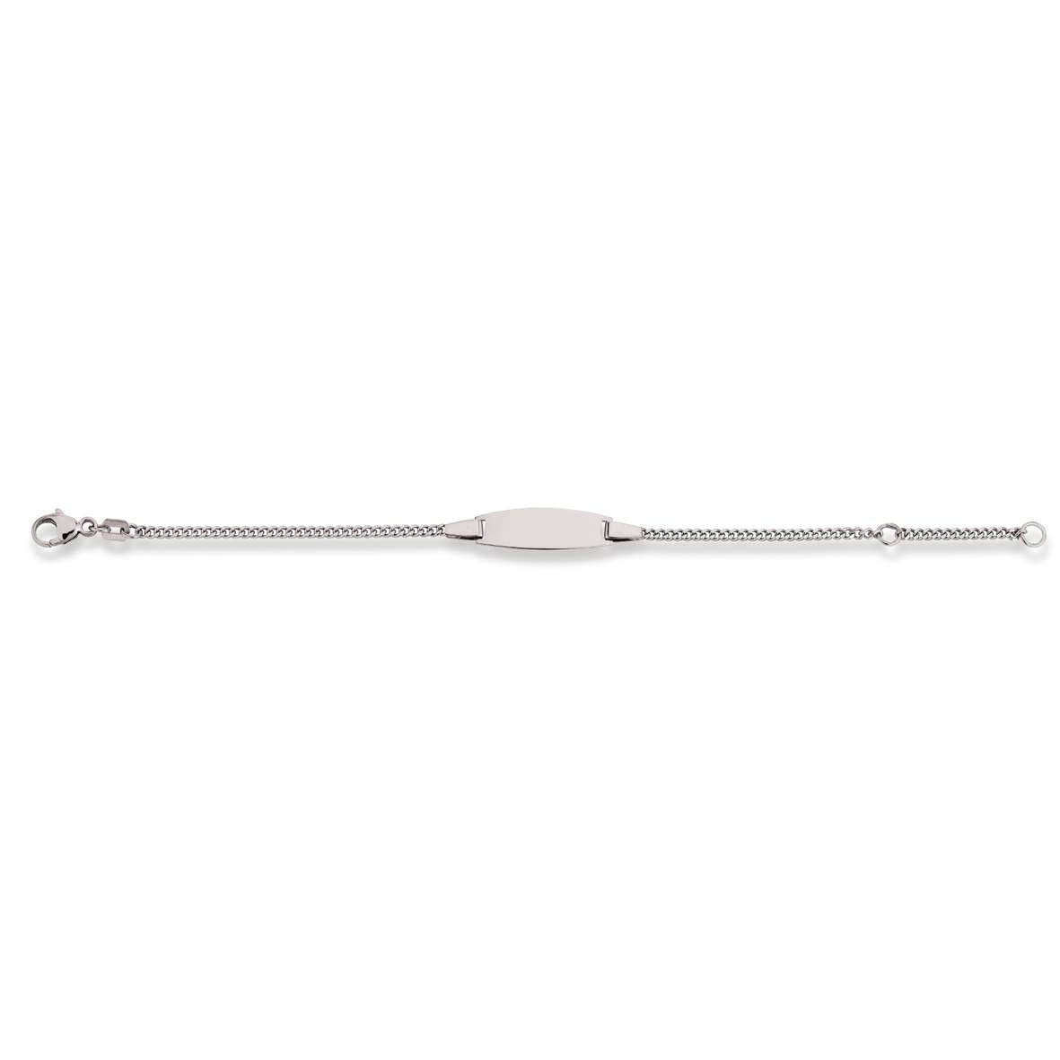 Baby Kinder ID-Armband in 18 Karat Weissgold mit Gratis Gravur - 1273.01141/1400