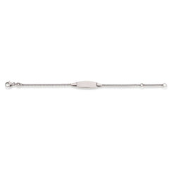 Baby Kinder ID-Armband in 18 Karat Weissgold mit Gratis Gravur - 1273.01141/1400