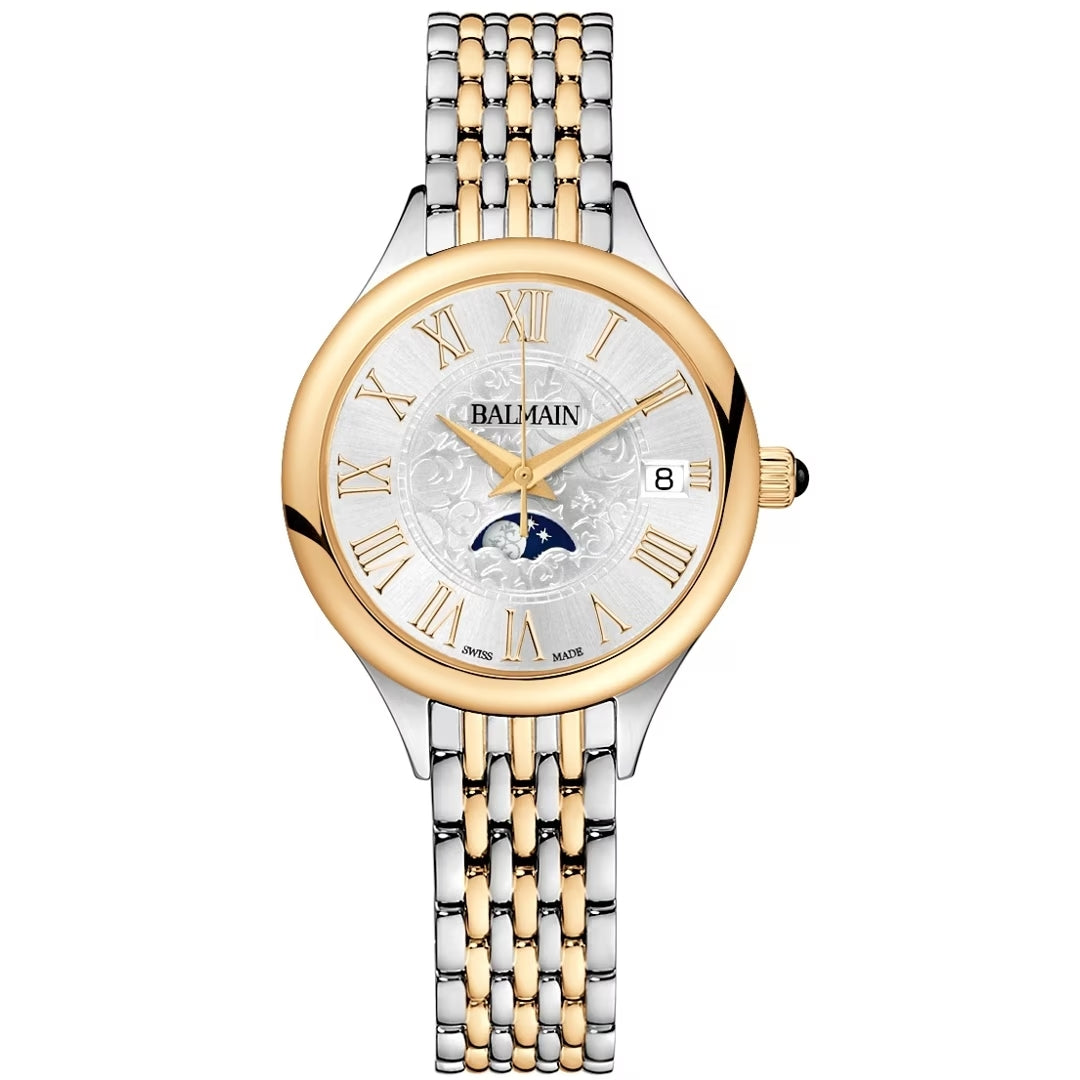 Balmain de Balmain Moon Phase Date Silber Bicolor – B4912.39.12