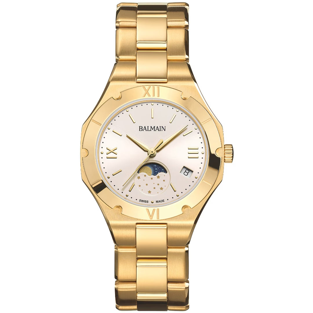 Balmain Moonphase Beige Gold 33mm – B4590.33.32
