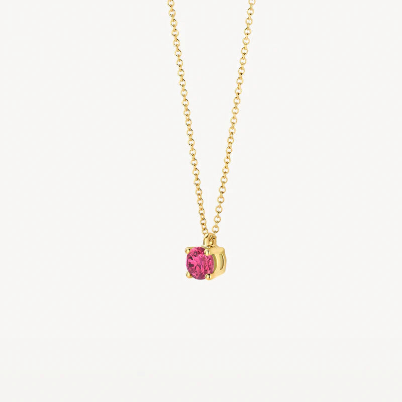 Blush Halskette aus 14 Karat Gold mit rosa Turmalin - 3200YPT