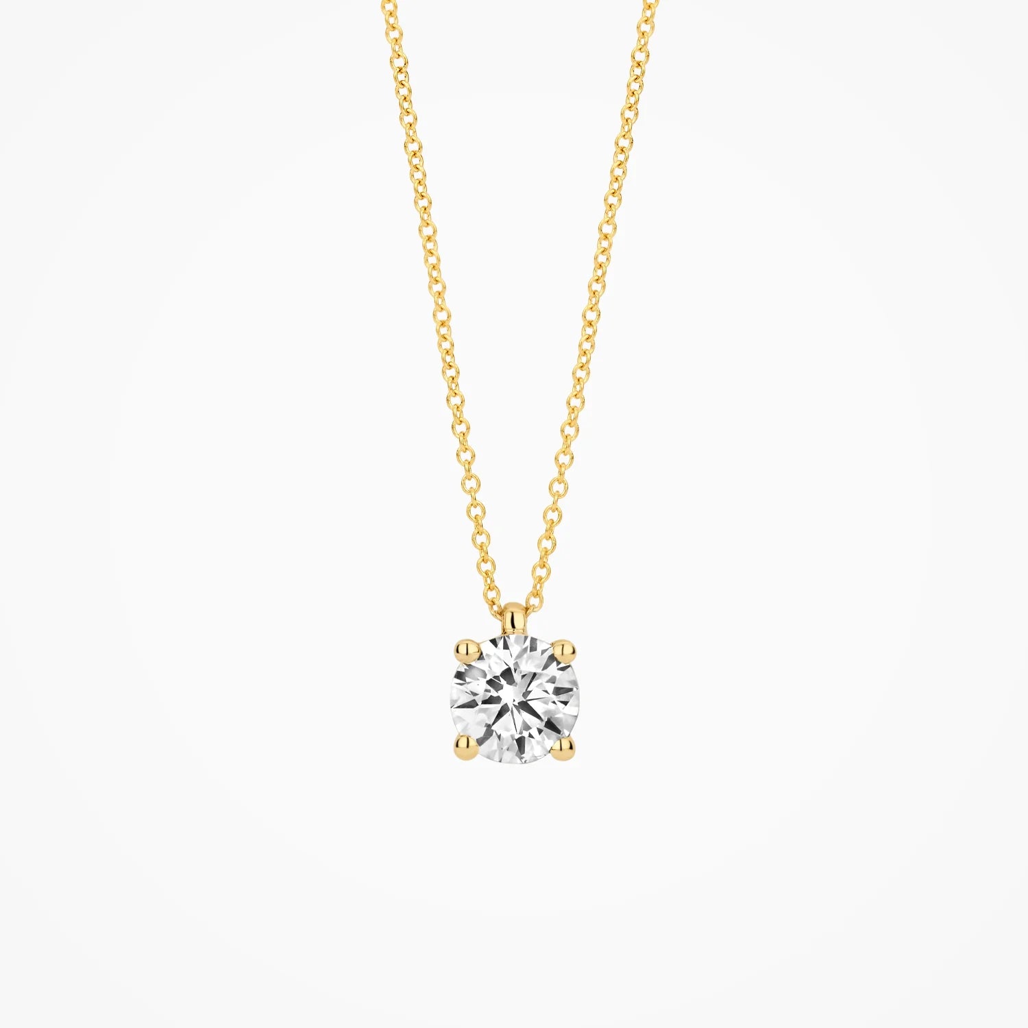 Blush Lab Diamonds Halskette LG3004Y – (585er) Gelbgold mit laborgegezüchtetem Diamanten
