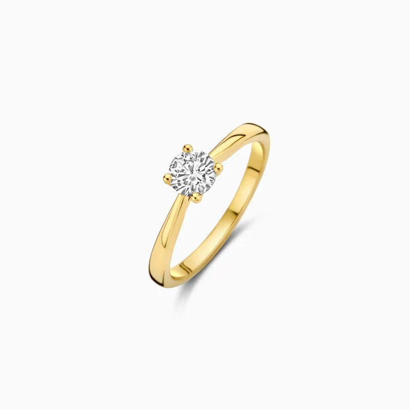 Blush Verlobungsringe in 585/14 Karat Gelbgold mit Labordiamant - LG1003Y
