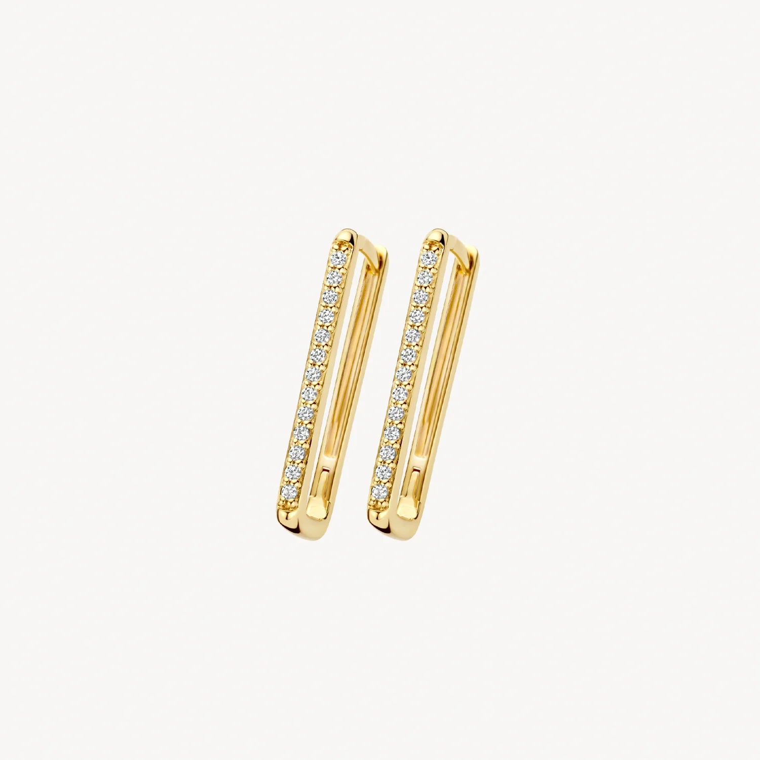 Blush-Ohrringe 7343YZI – Gelbgold (585) mit Zirkonia