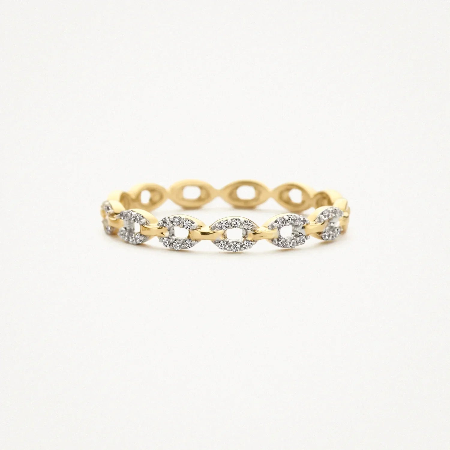 Blush Ring 1257BZI - (585er) Gelb- und Weissgold mit Zirkonia