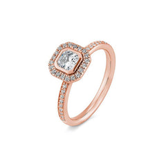 Bague de fiançailles Breuning Carré avec diamants de laboratoire - 41063260