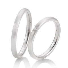 Breuning Dezent Trauringe - 48/05734 & 48/05733