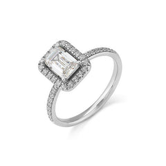 Breuning Emerald Verlobungsring mit Diamanten - 41/06329
