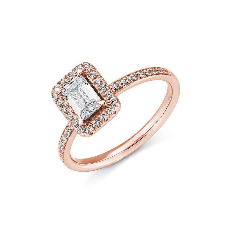 Breuning Emerald Verlobungsring mit Diamanten - 41/06329