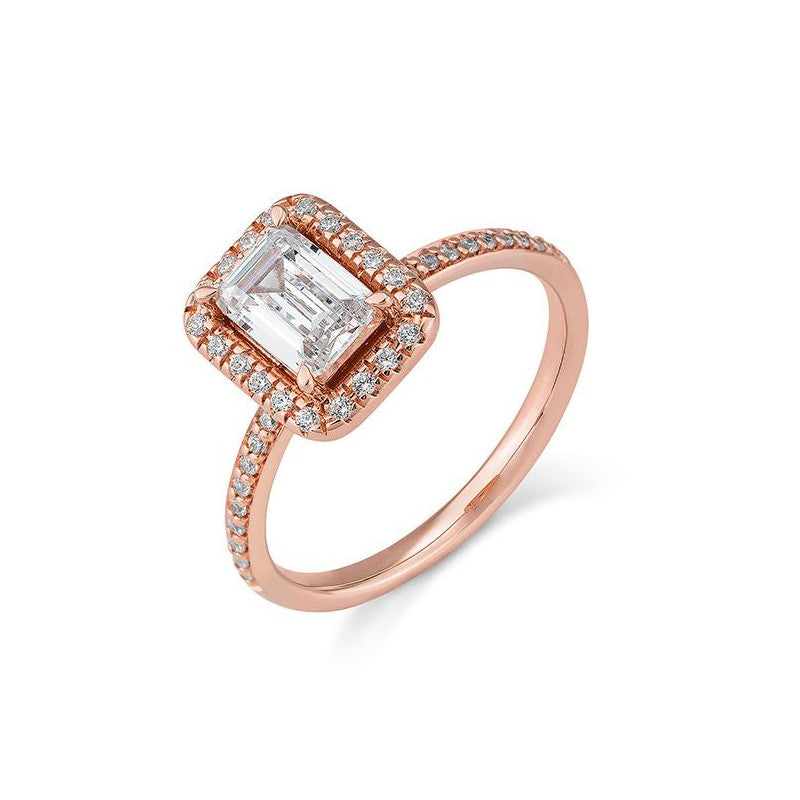 Breuning Emerald Verlobungsring mit Diamanten - 41/06329