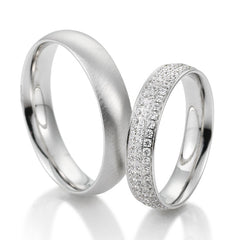 Breuning Lounge Trauringe mit 147 Diamanten 0,956 ct./ges. - 48/05172 & 48/05171