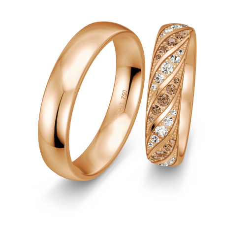 Breuning Luxury Trauringe - 48/09910 & 48/09909