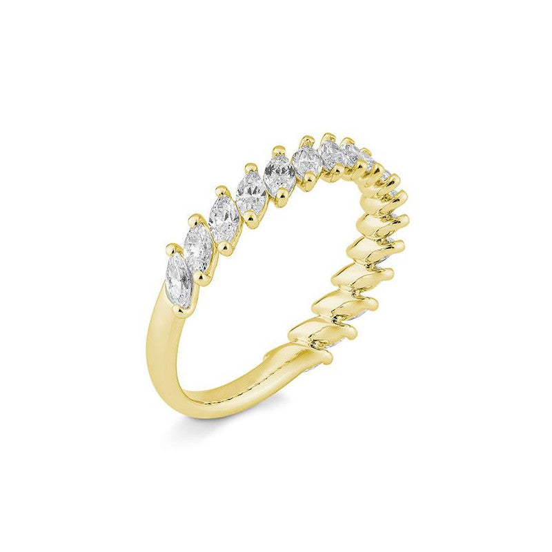 Breuning Memoire Navette Verlobungsring mit Diamanten - 41/06297