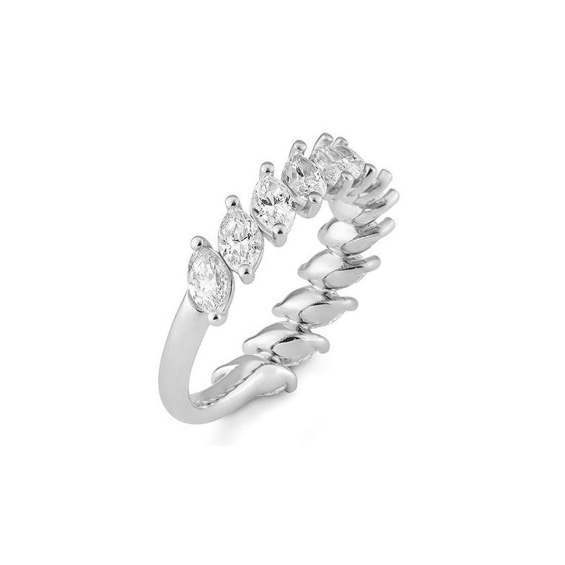 Breuning Memoire Navette Verlobungsring mit Diamanten - 41/06297