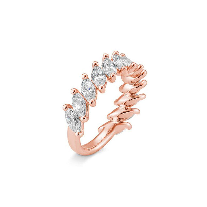 Breuning Memoire Navette Verlobungsring mit Diamanten - 41/06297
