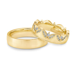 Breuning Trauringe Phoenix mit Diamanten - 48/06704 - 48/06703