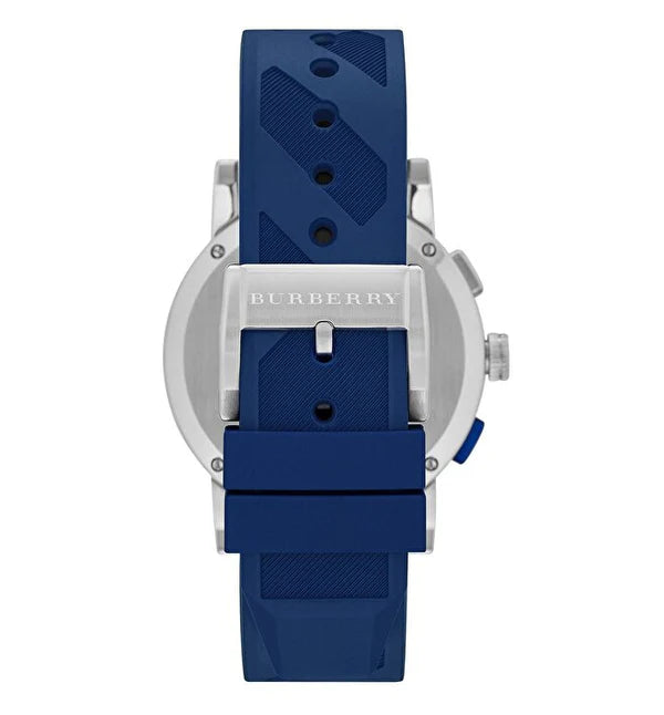 Burberry City Sport Chronograph Herrenuhr - Blaues Rubber - BU9808