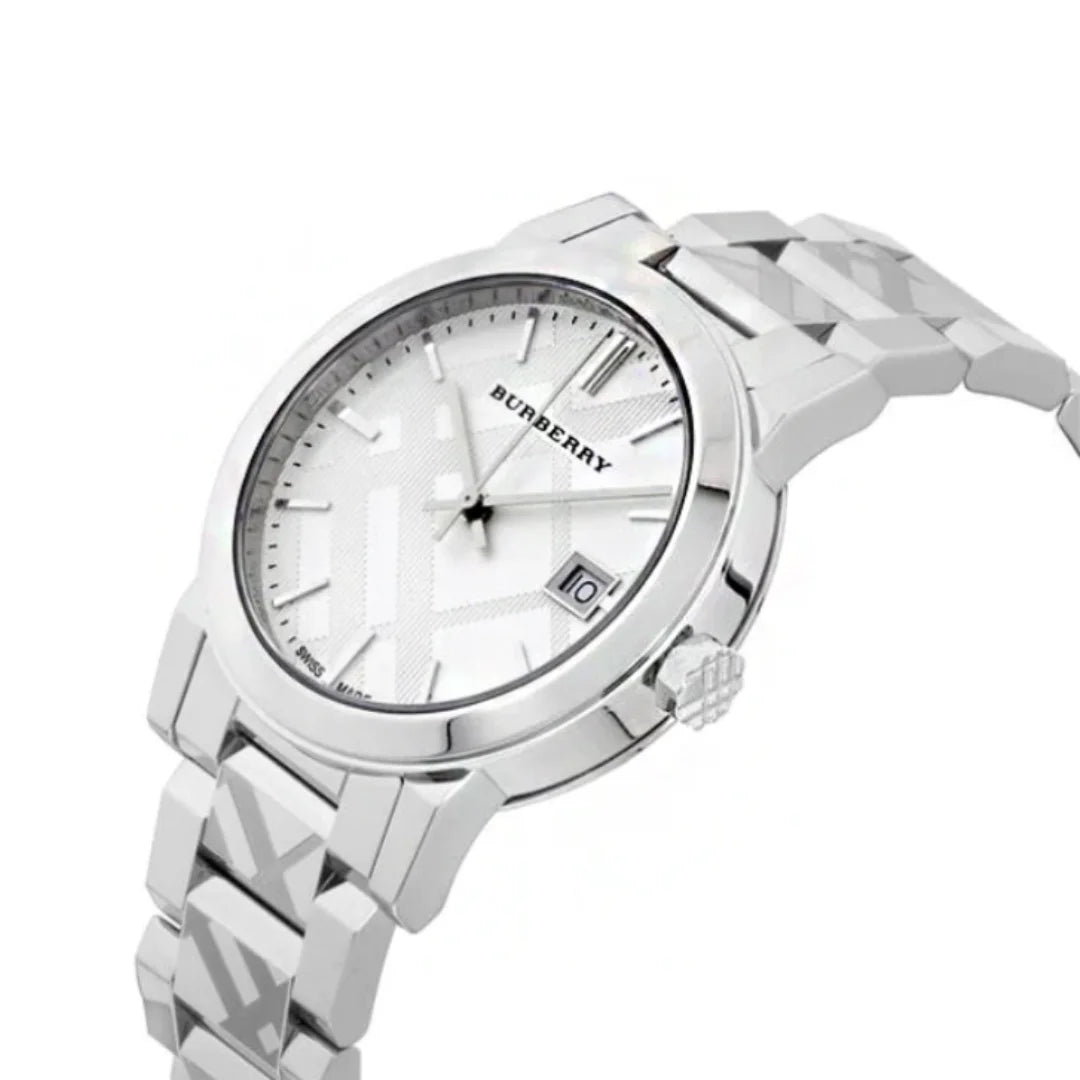 Burberry Damenuhr "The City" in Silber - BU9144
