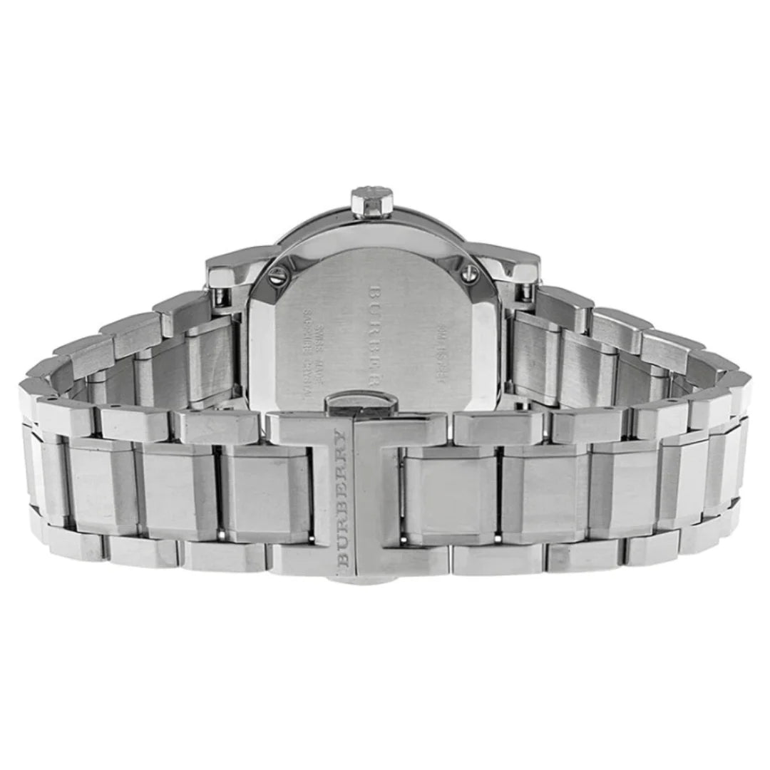 Burberry The City 26 MM Damenuhr in Silber - BU9200