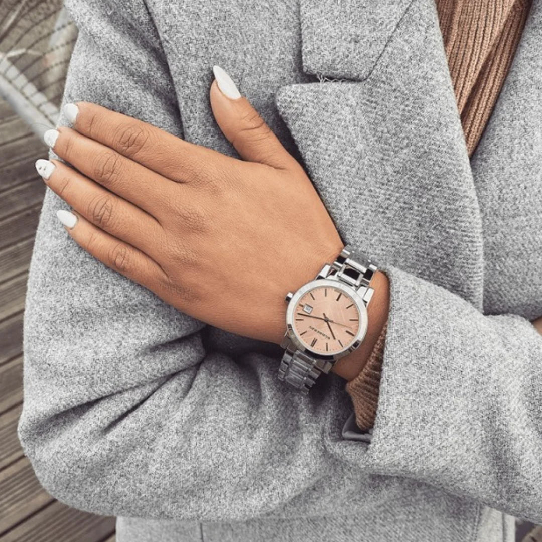 Burberry Damenuhr "The City" Silber - BU9124