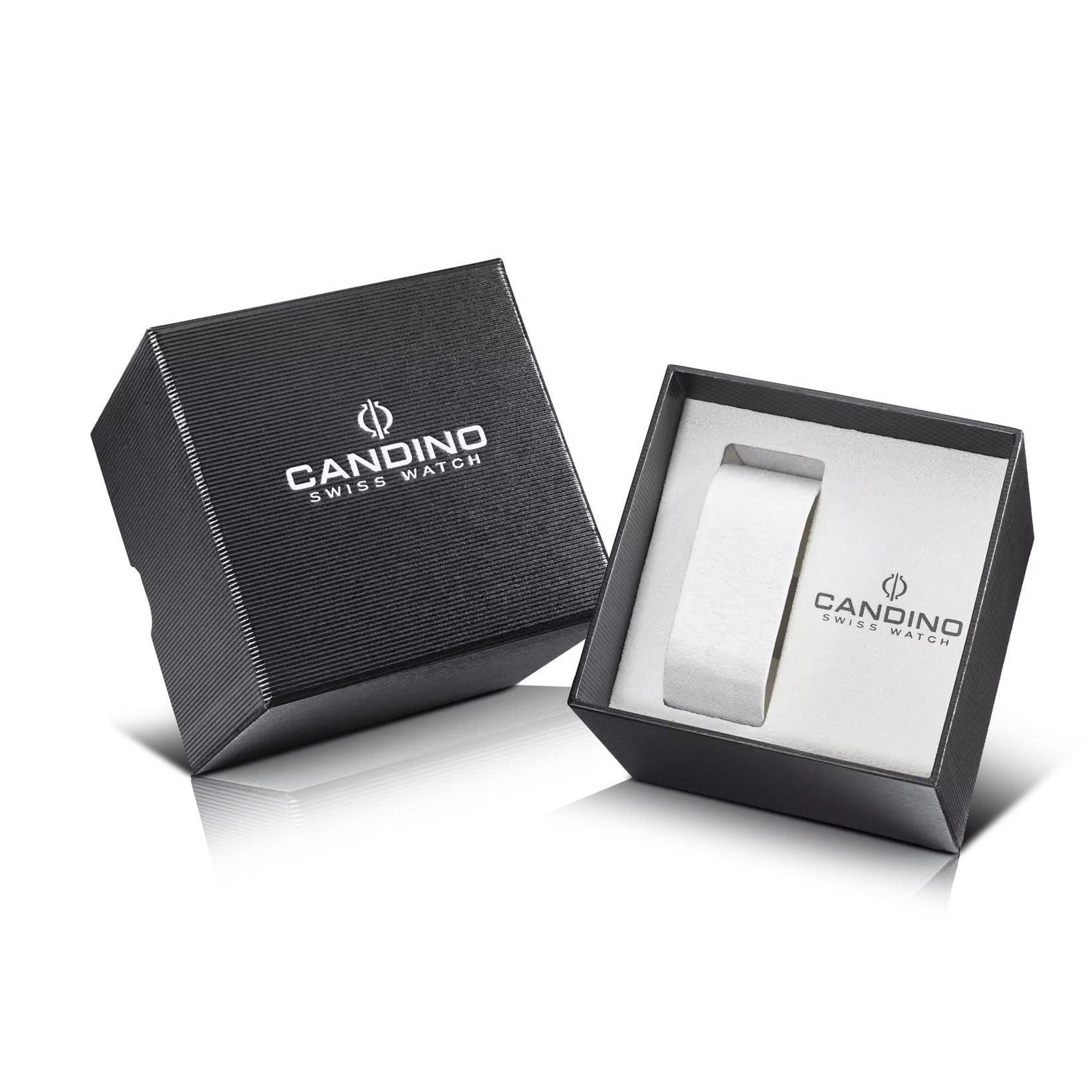 Candino Swiss Made Titanium Herrenuhr Blau-Schwarz 43 mm - C4603/M