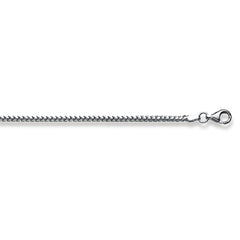 Classics Collier Gold 750 Weiss | Fuchsschwanz 2 mm