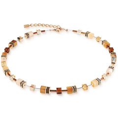Coeur de Lion GeoCube Iconic Mocha Mousse Halskette – 2838/10-1100