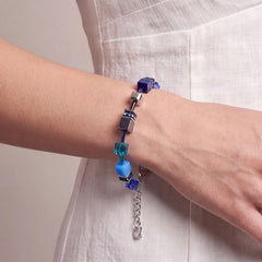 Coeur de Lion Iconic Armband Azure Spirit Silber – 2838/30-0729