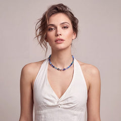 Coeur de Lion Iconic Halskette Azure Spirit Silber – 2838/10-0729