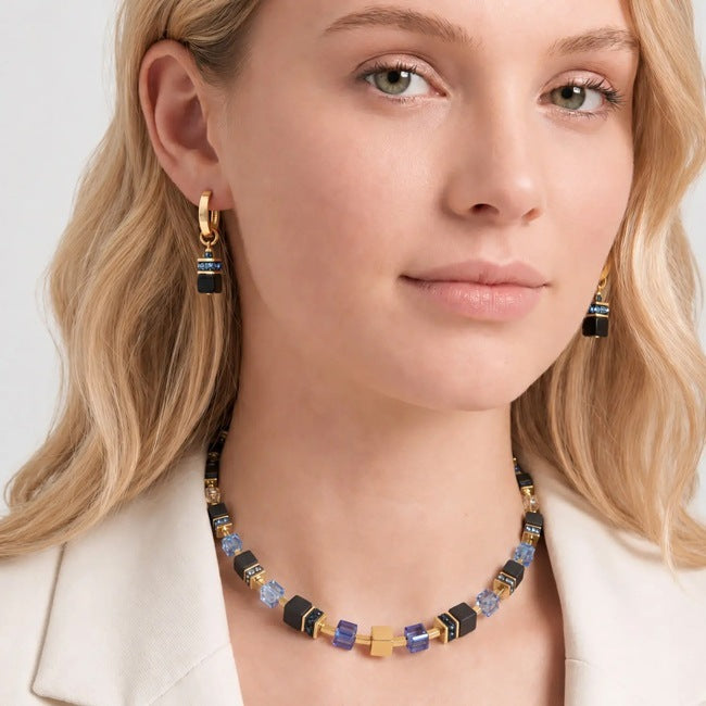 Coeur de Lion Precious Classic Creolen Midnight Blue Gold – 3043/21-1307