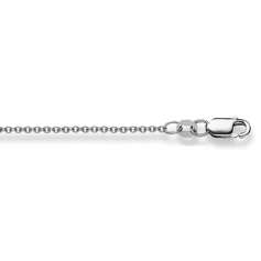 Collier Gold 750 Weiss Anker rund 1.3 mm