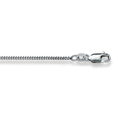Collier Gold 750 Weiss Panzer geschliffen - Classics