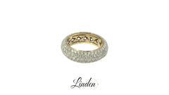 Damenring 750 Gelbgold Brillant TW/SI Gr. 51.5