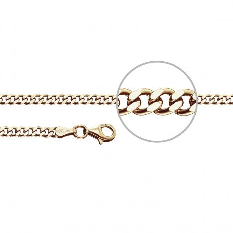 Der Kettenmacher Herren Armband Sterling-Silber 925 in 23 cm - F3-50G